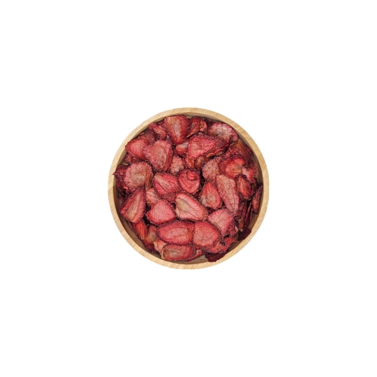 میوه خشک توت فرنگی اسلایس قیمت عمده میوه خشک ایرانی استوایی وارداتی هانی فروت